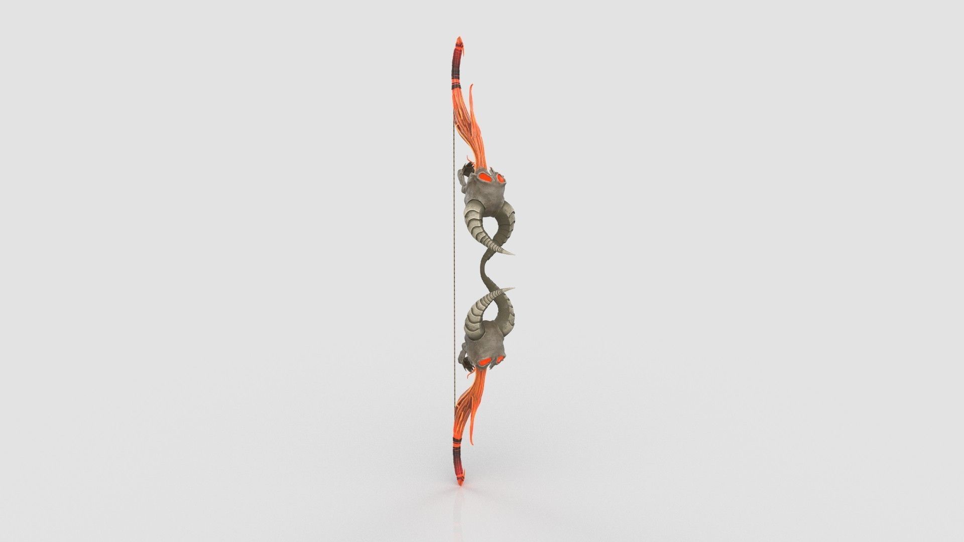 stylised bow 3D model_3