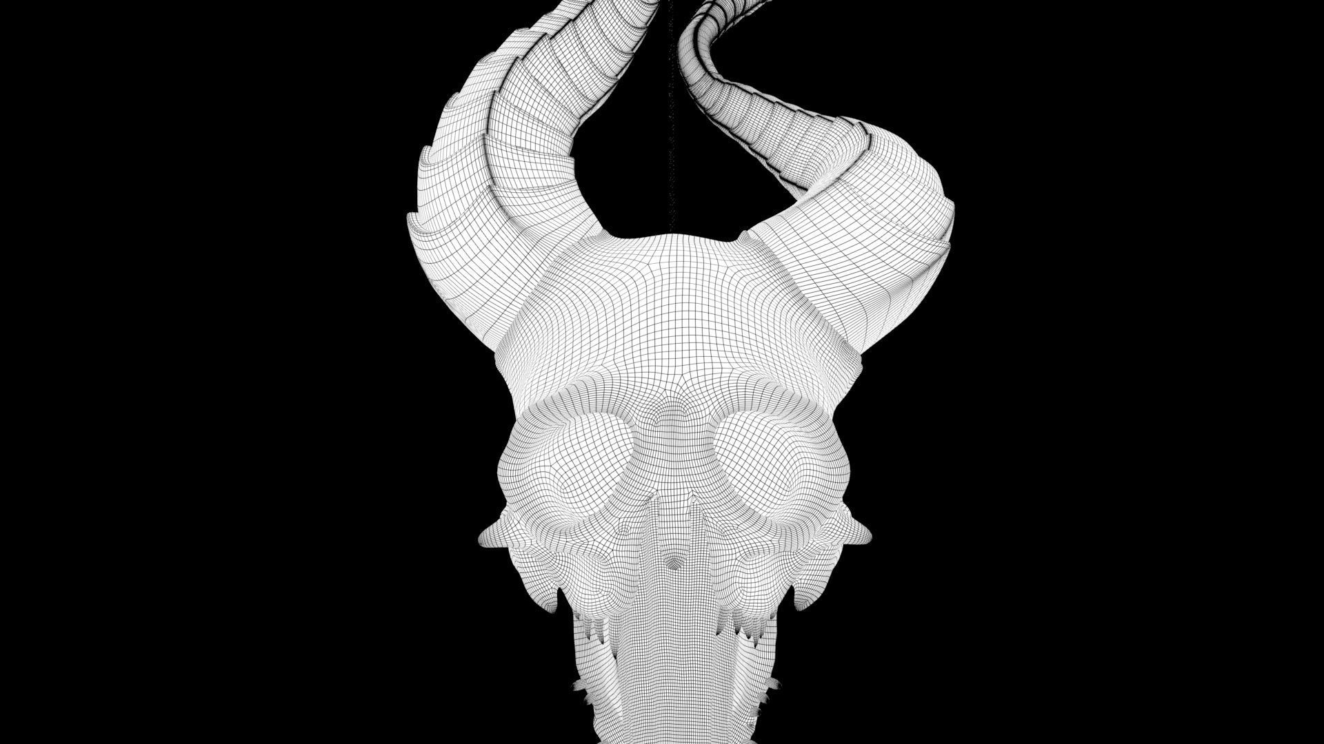 stylised bow 3D model_7