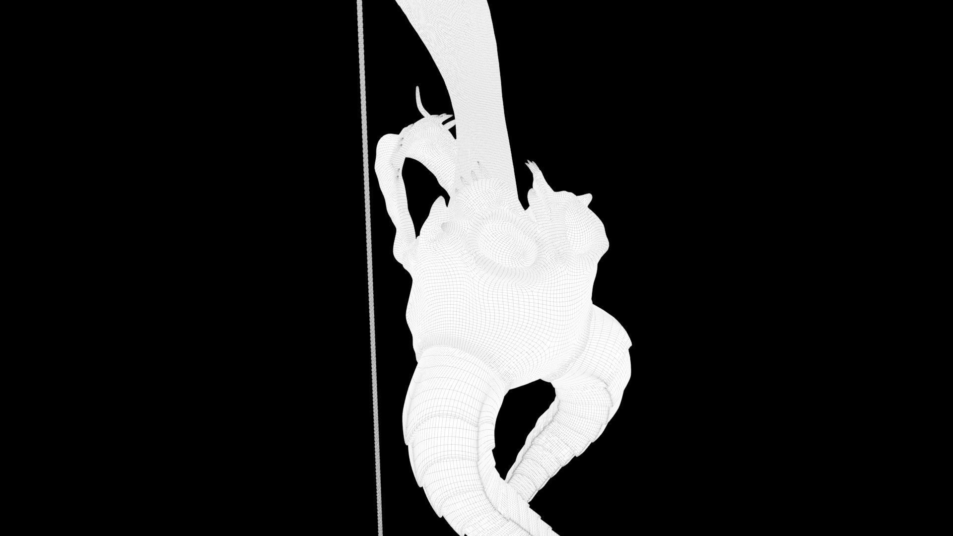 stylised bow 3D model_6