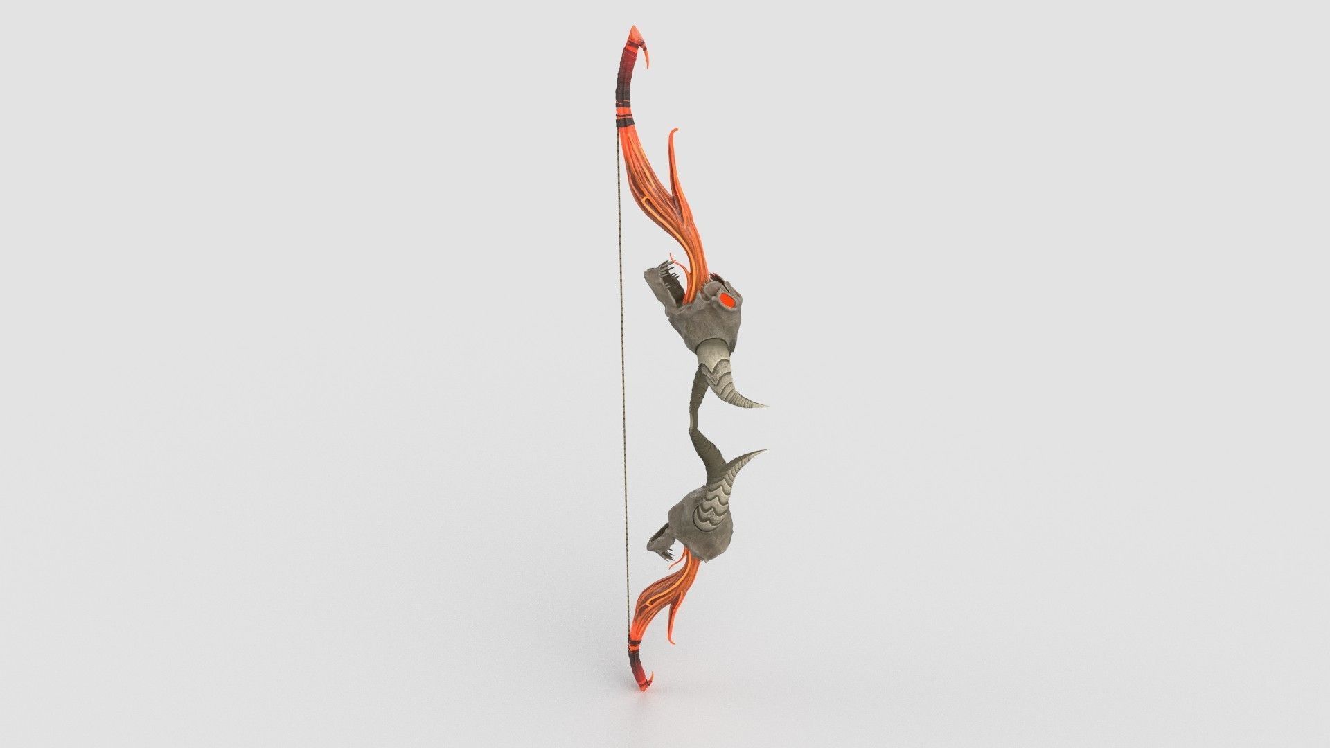 stylised bow 3D model_1