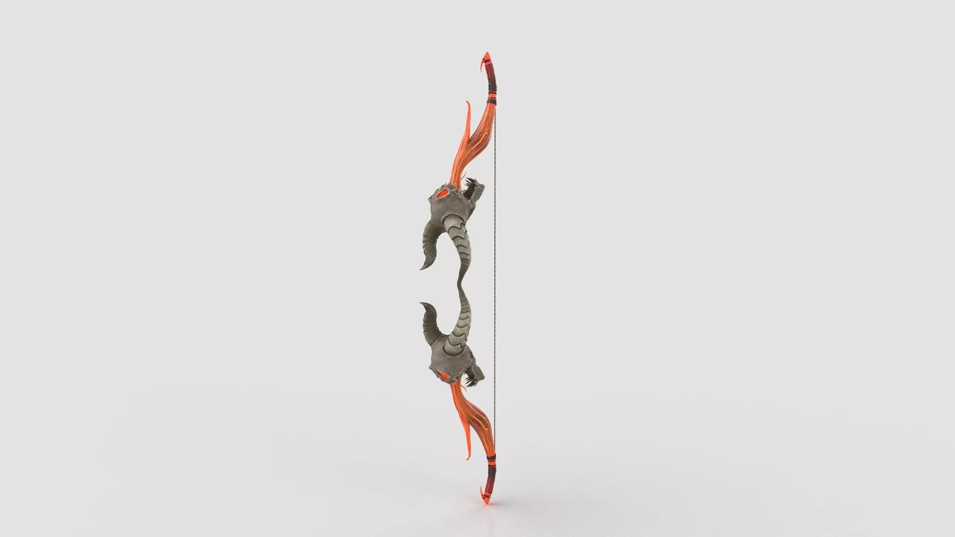 stylised bow 3D model_0