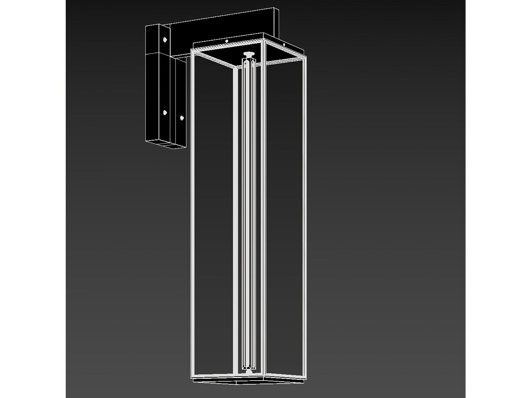 Tekna Ilford Wall On Bracket 900  3D model_9