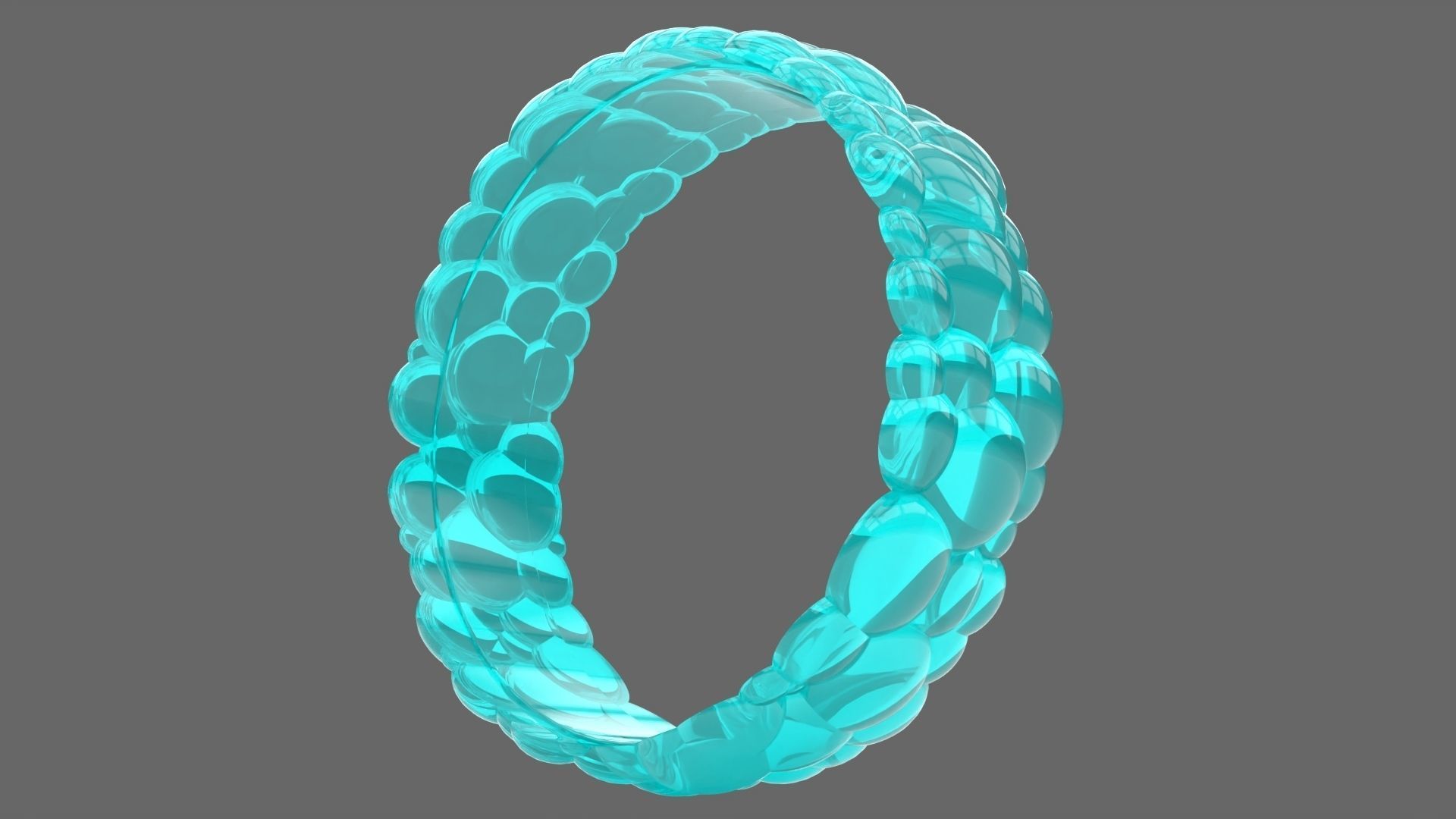 Bubble Ring 3D print model_4
