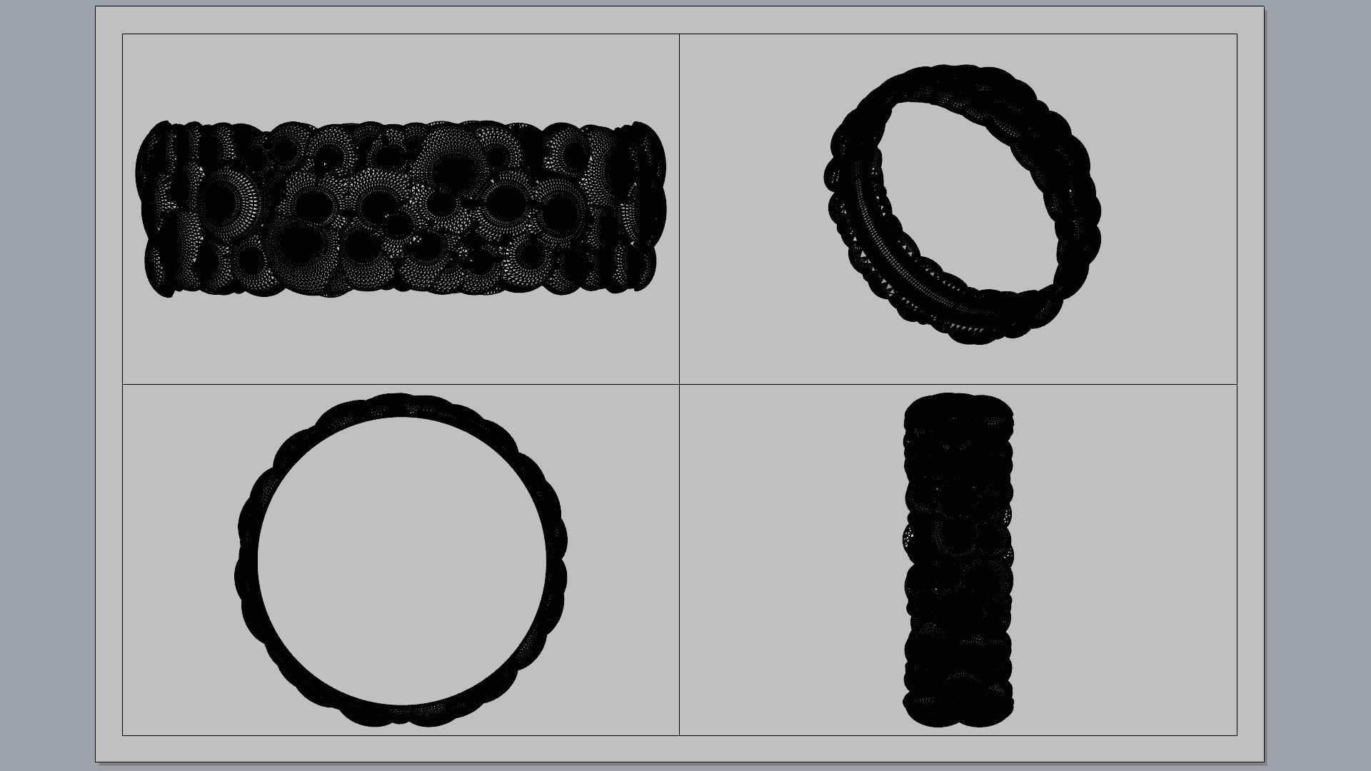 Bubble Ring 3D print model_14