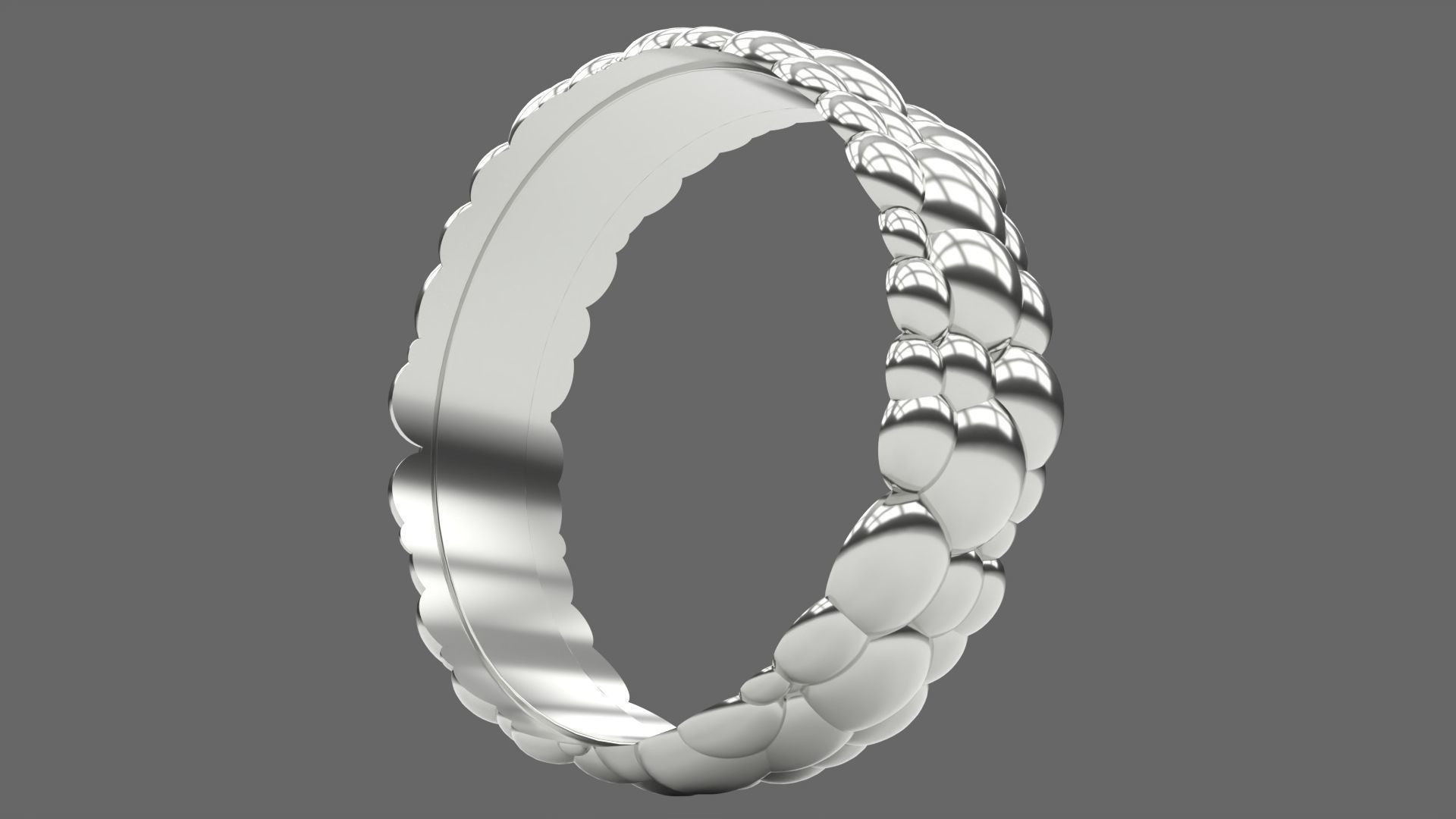 Bubble Ring 3D print model_5