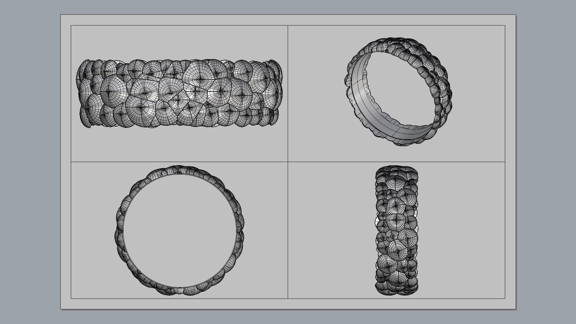 Bubble Ring 3D print model_7
