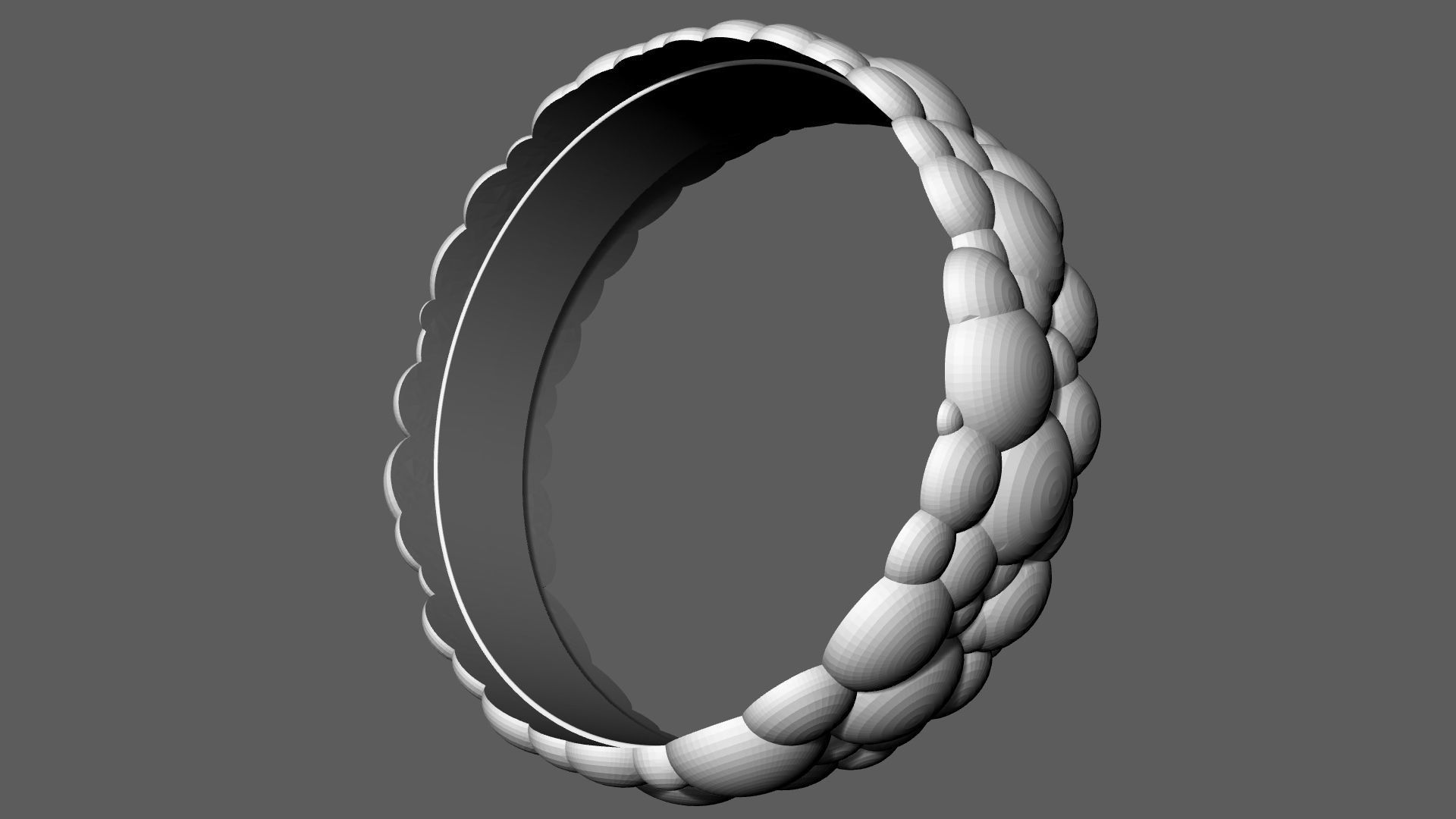 Bubble Ring 3D print model_12