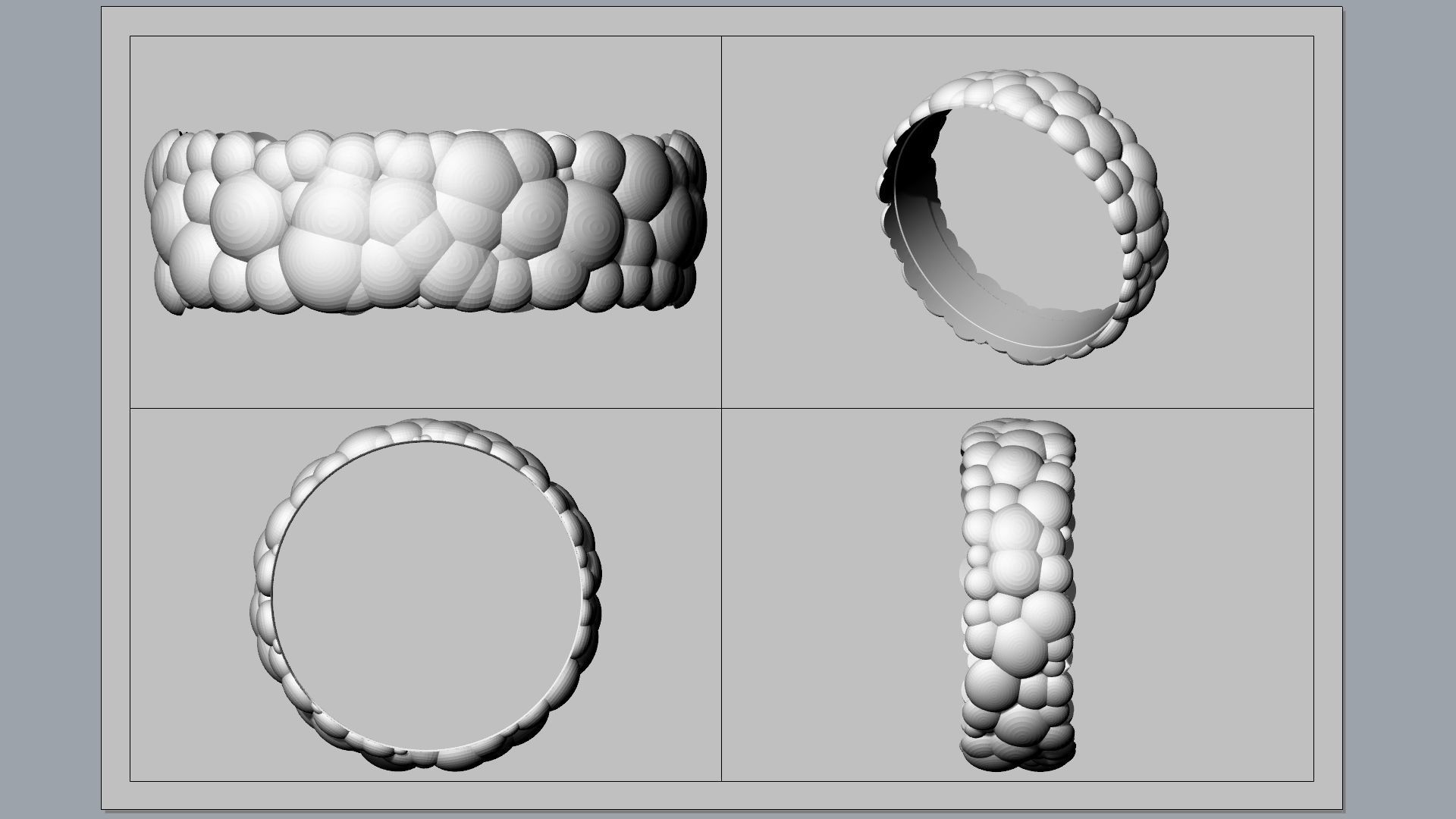 Bubble Ring 3D print model_15