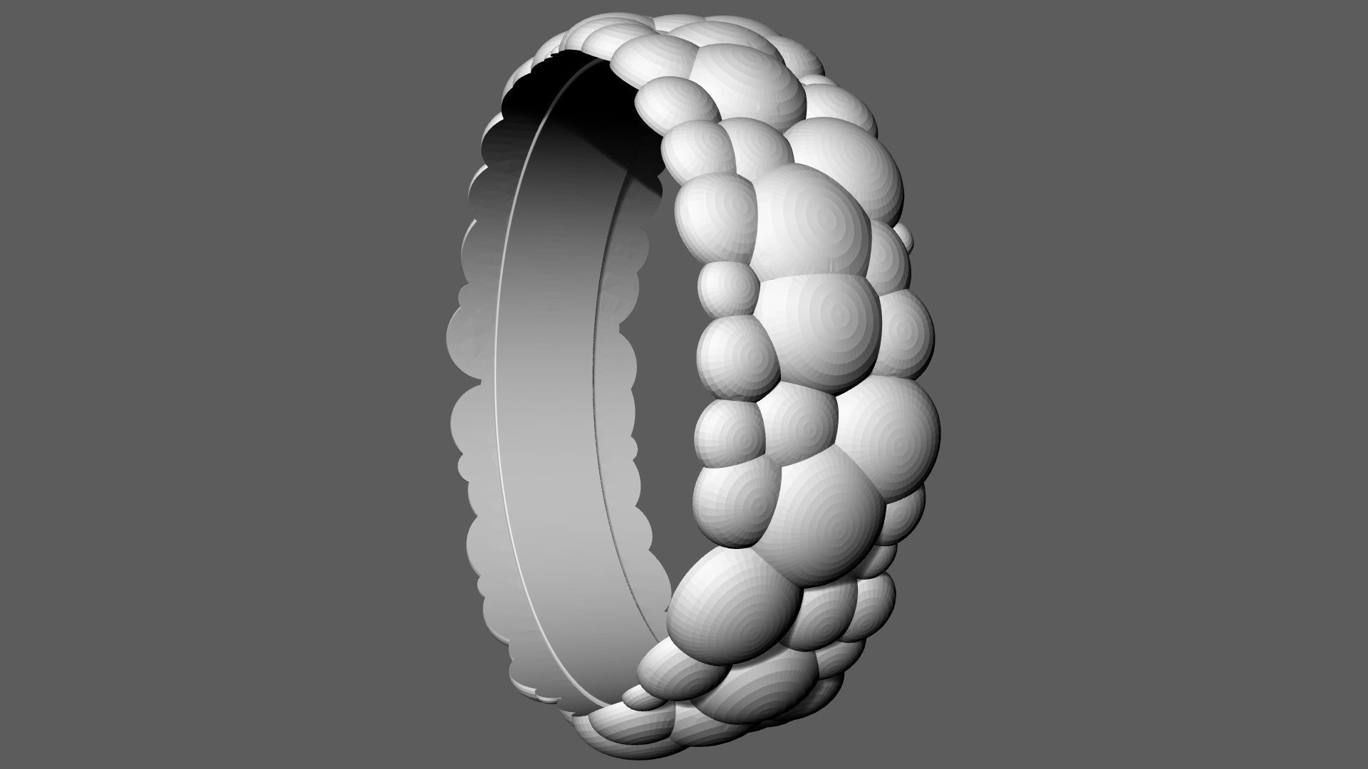Bubble Ring 3D print model_11