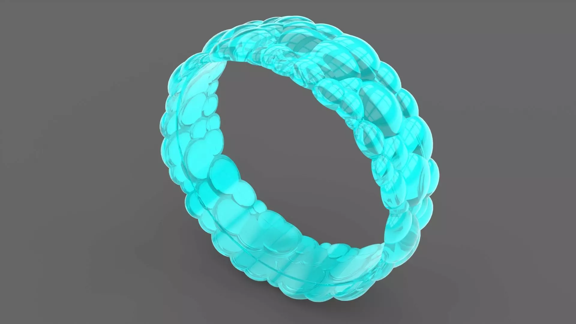 Bubble Ring 3D print model_0