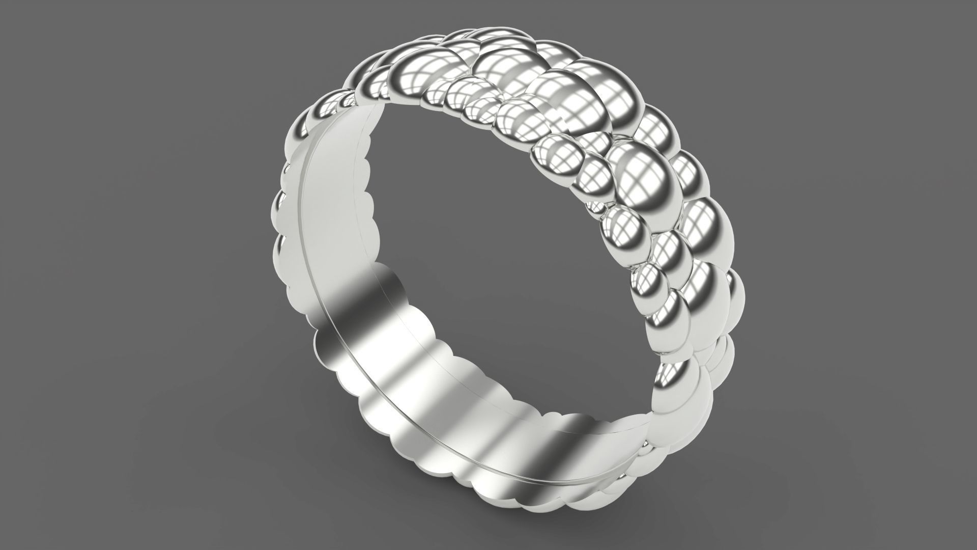 Bubble Ring 3D print model_1