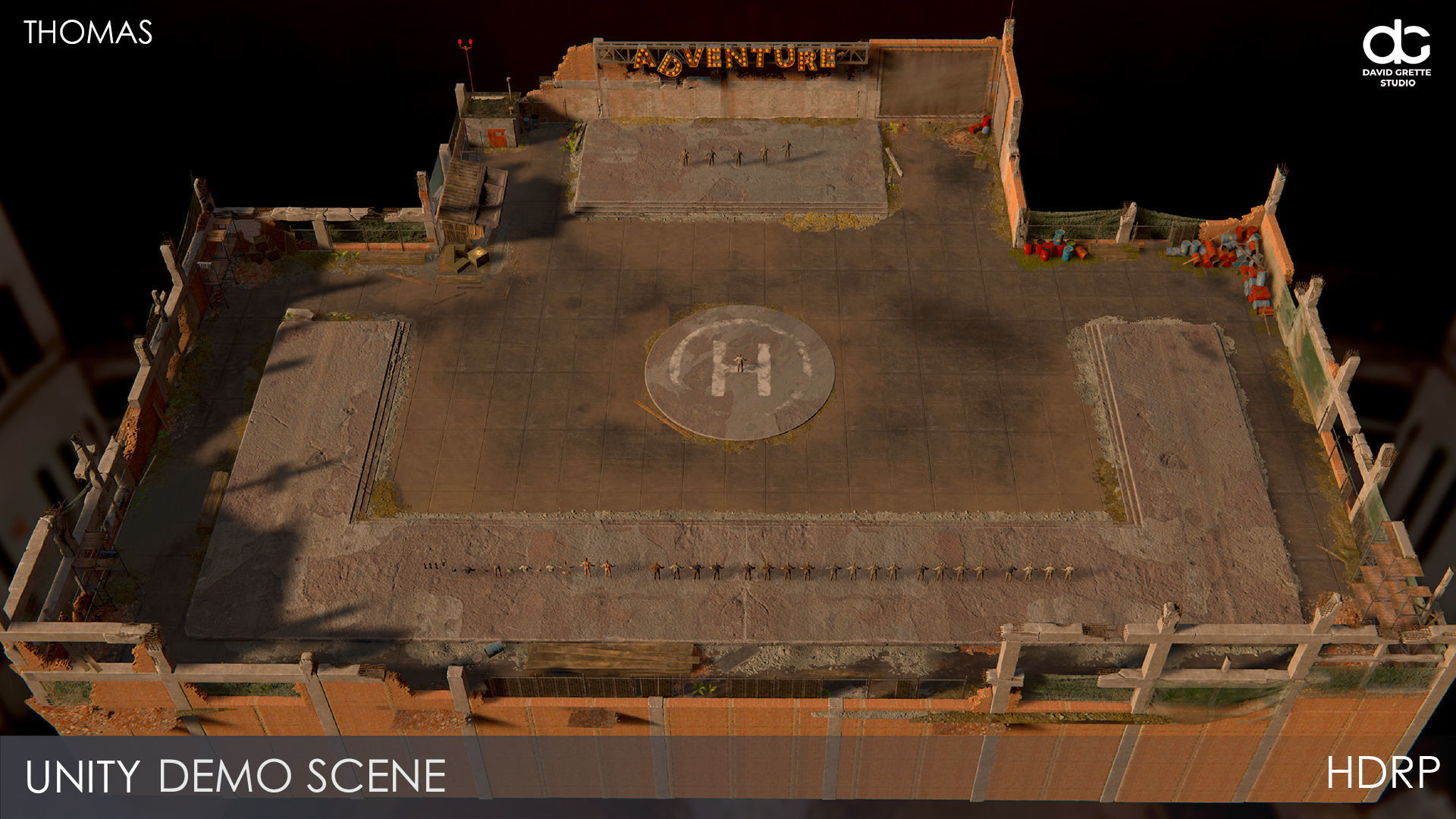 Adventure Character Thomas from Pack 1 Low-poly 3D model_38