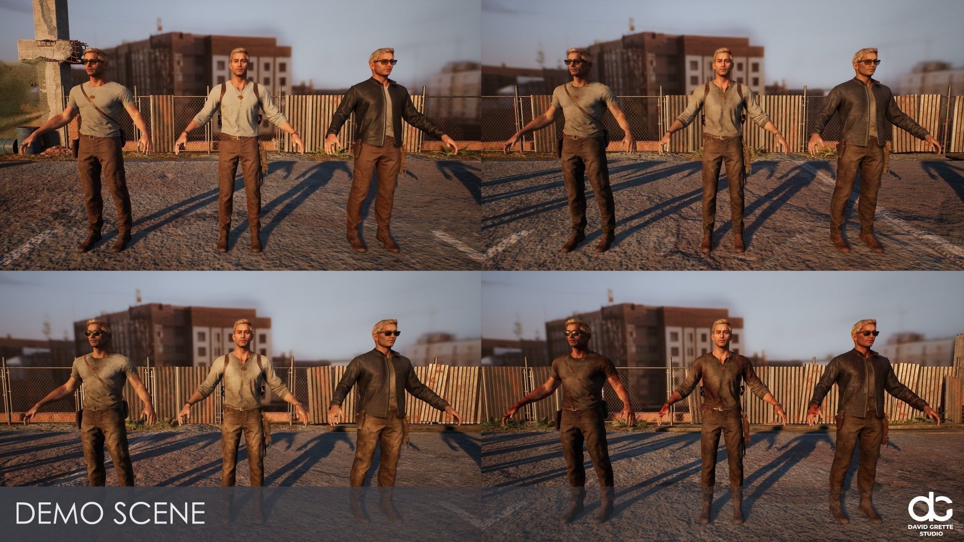 Adventure Character Thomas from Pack 1 Low-poly 3D model_20