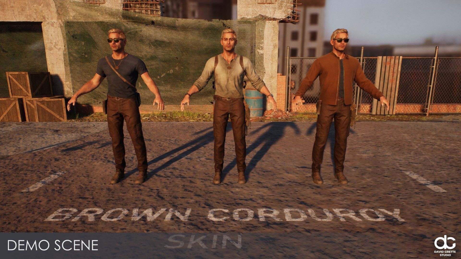 Adventure Character Thomas from Pack 1 Low-poly 3D model_23