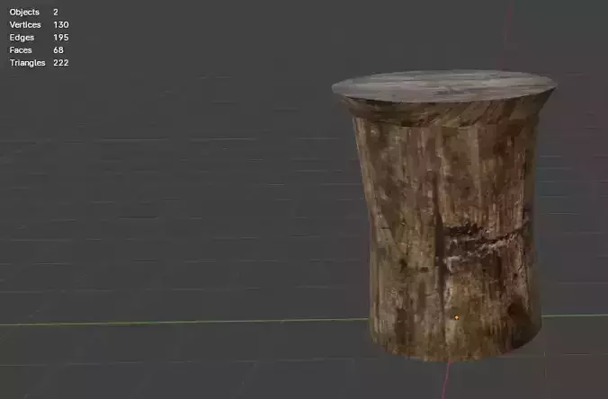 Barrel V1 Low Poly