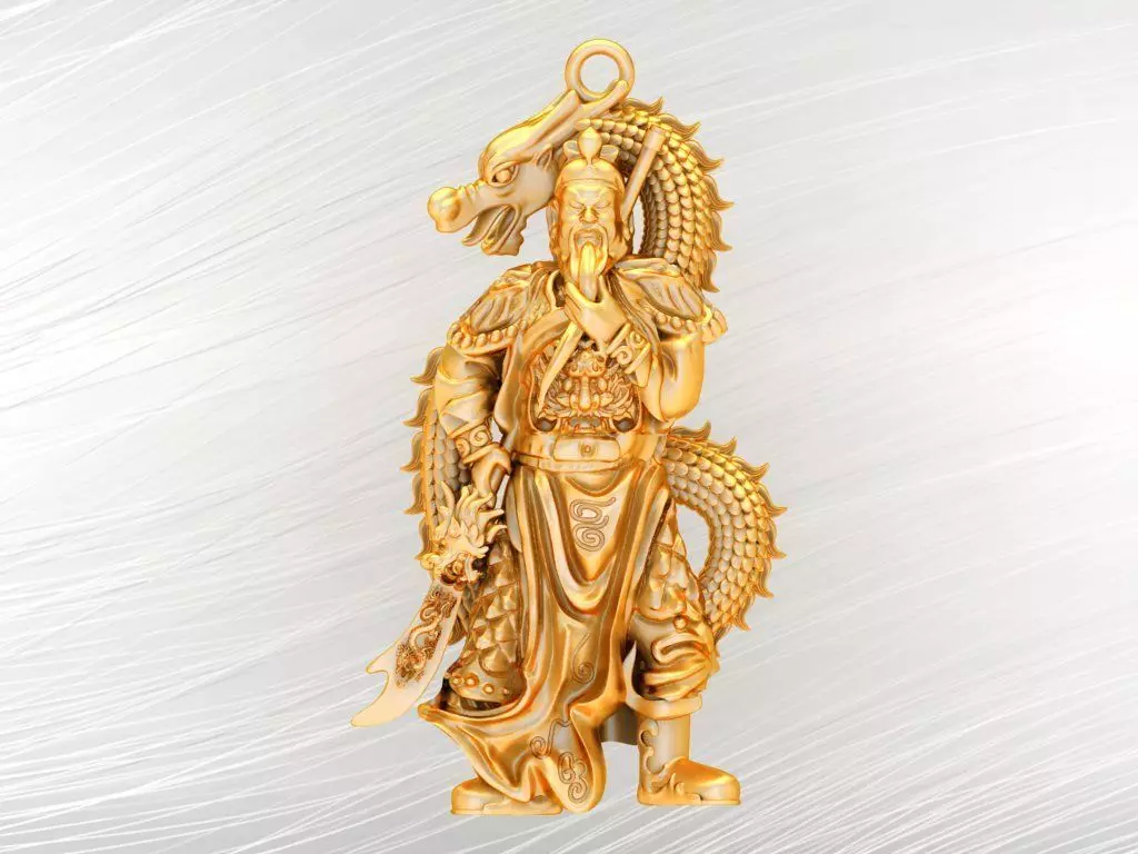Guan Yu Pendant - N628534 3D print model_0