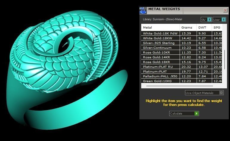 Attractive ring 3D print model_12