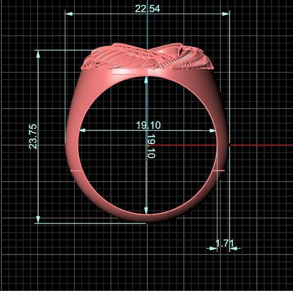 Attractive ring 3D print model_10