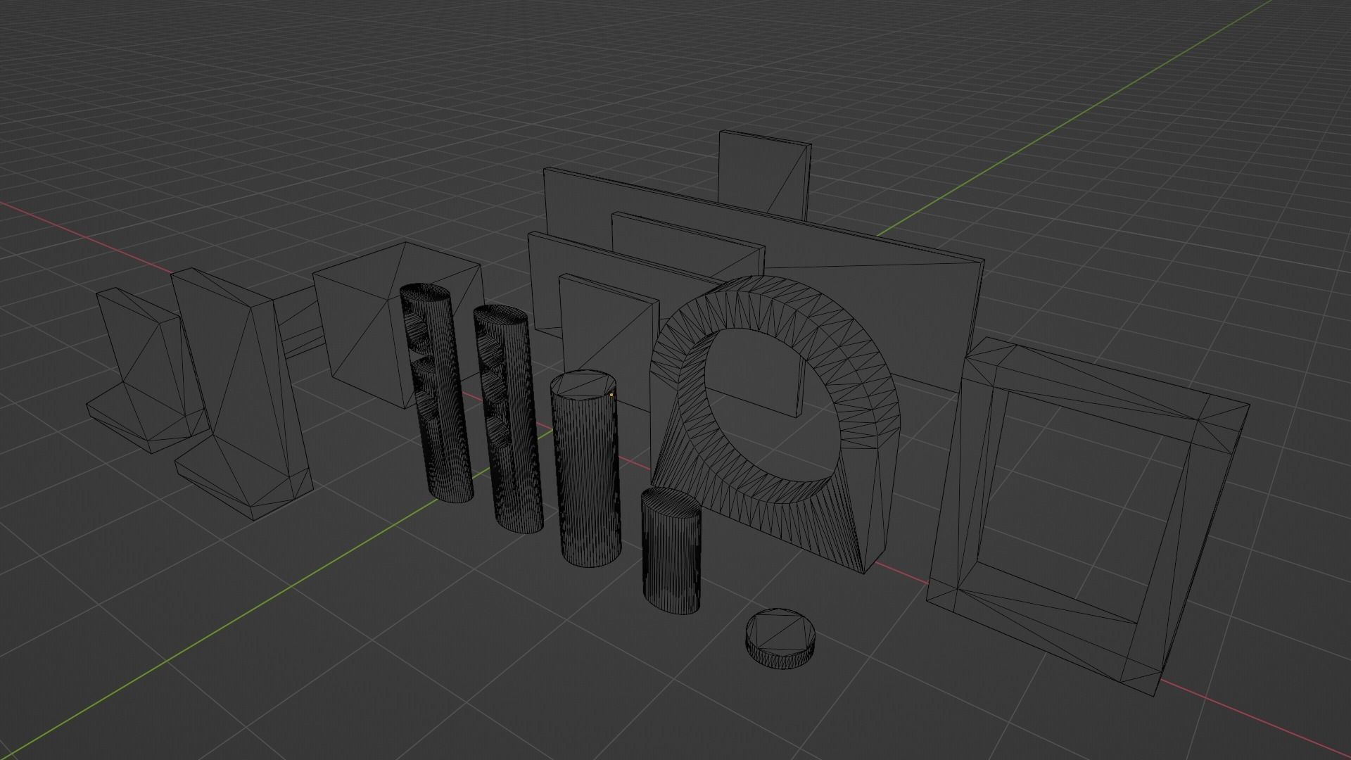 BDSM Concrete Props Low-poly 3D model_11