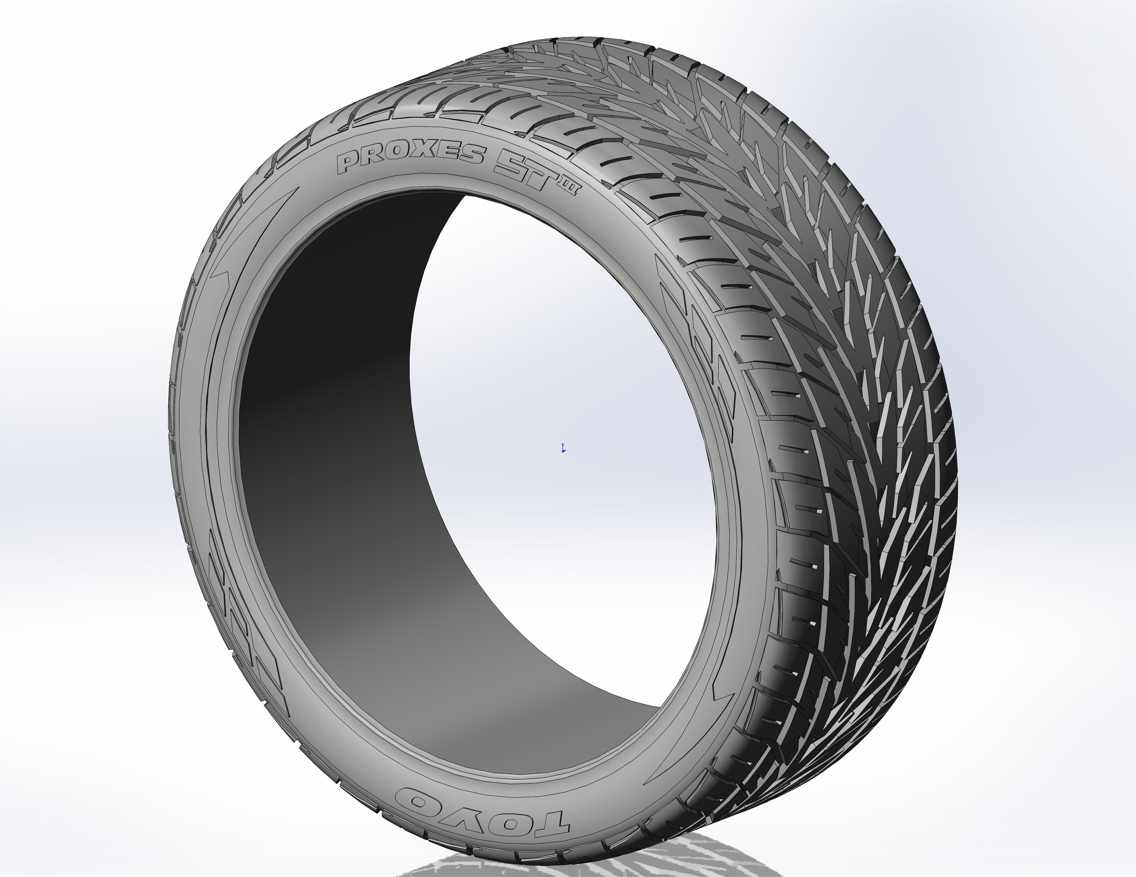 Set of tyres for scale models 3D print model_10