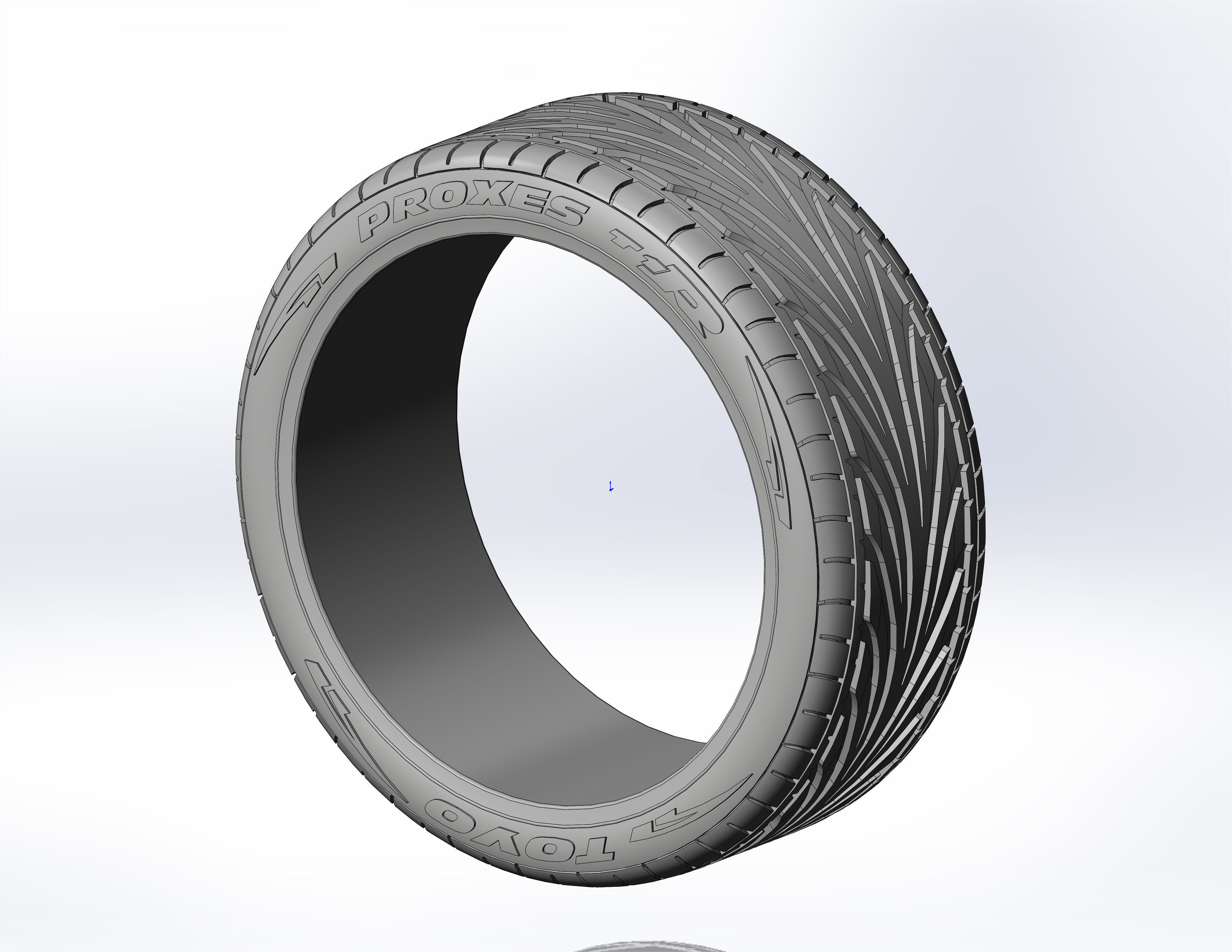 Set of tyres for scale models 3D print model_8