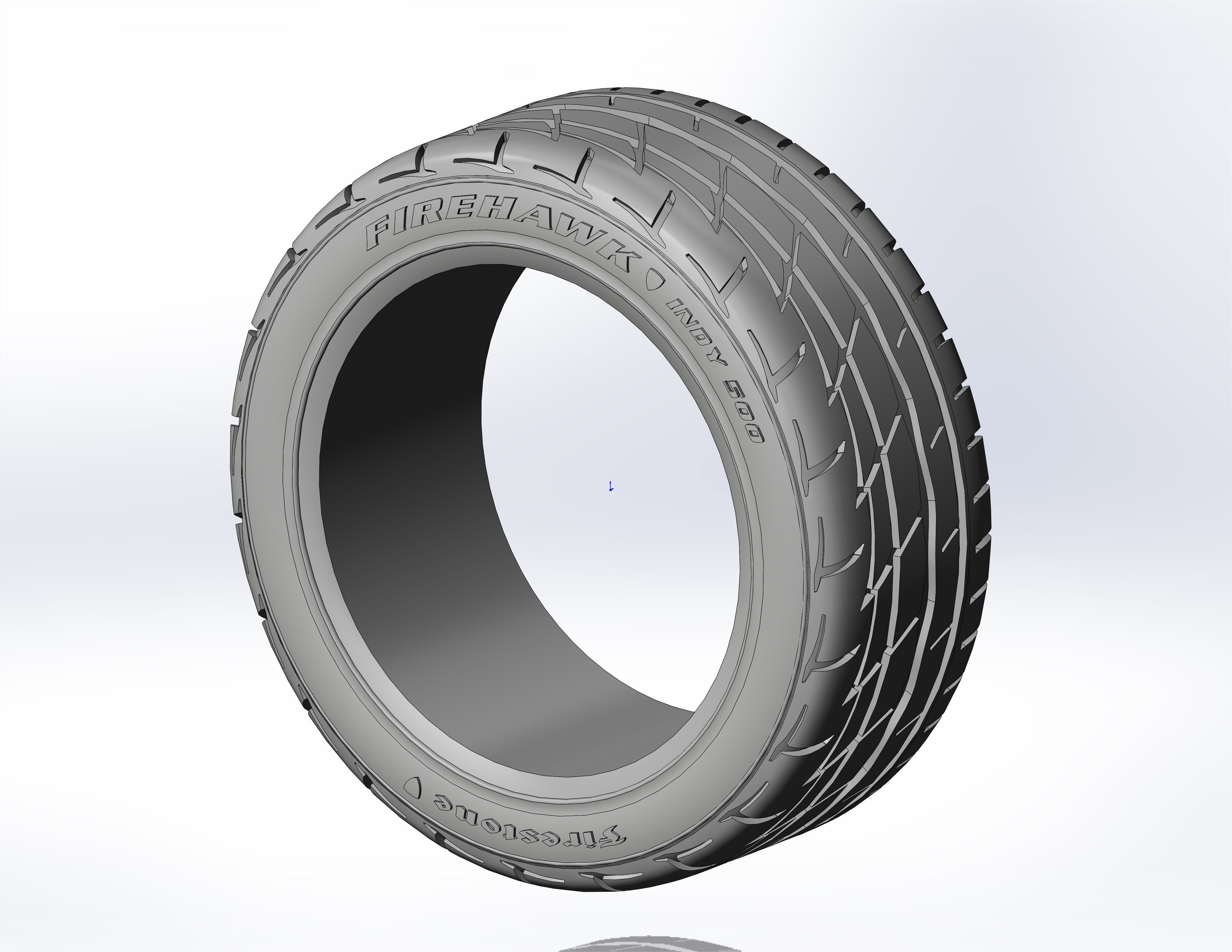 Set of tyres for scale models 3D print model_6