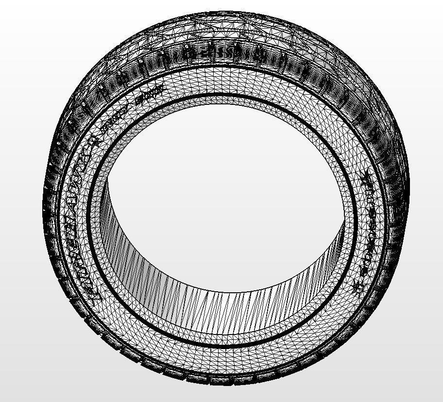 Set of tyres for scale models 3D print model_22