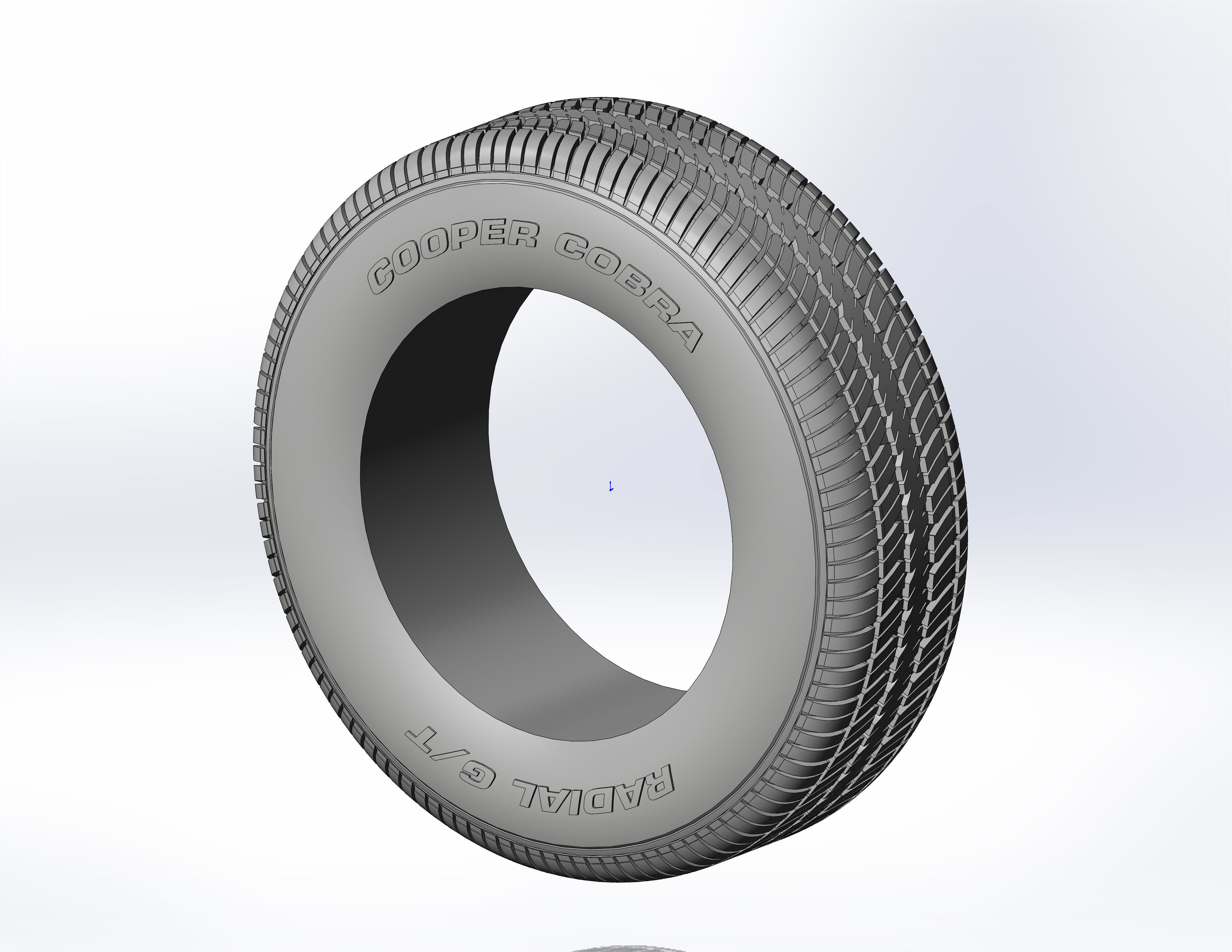 Set of tyres for scale models 3D print model_4