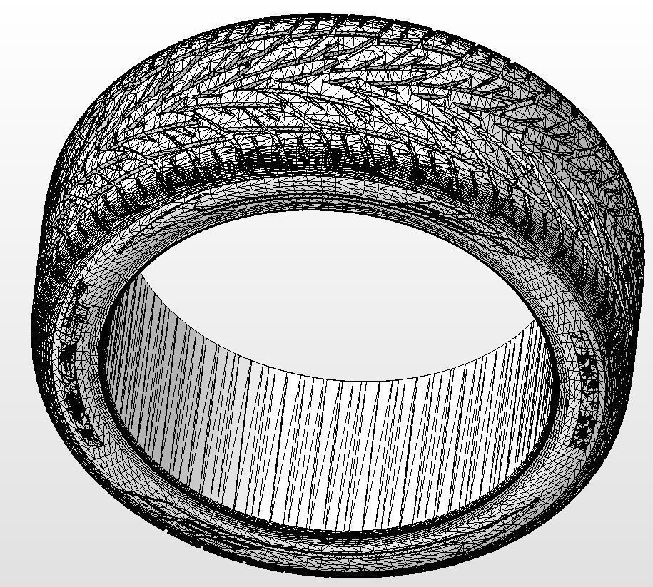 Set of tyres for scale models 3D print model_18