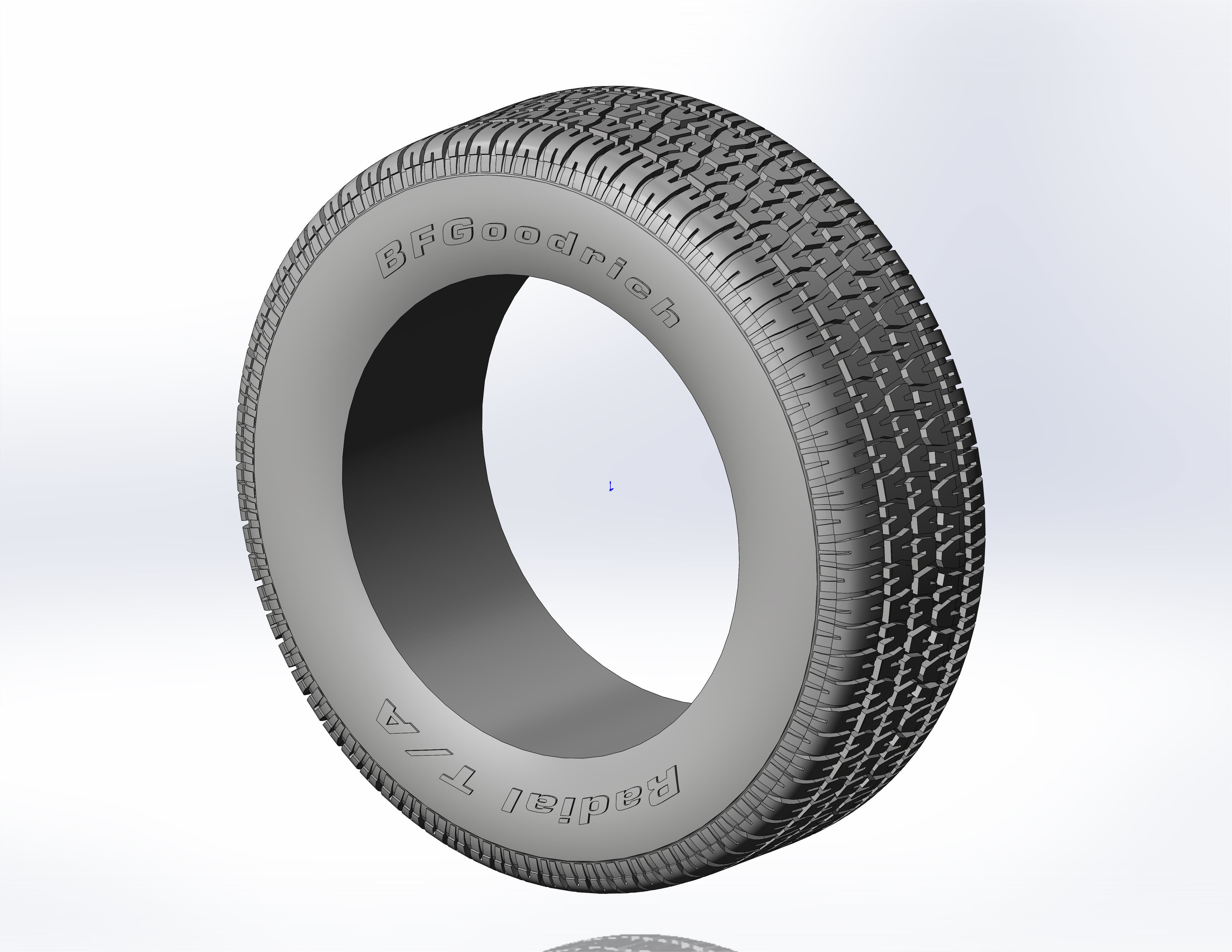 Set of tyres for scale models 3D print model_5