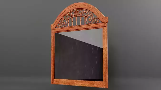 HANDCRAFTED WOOD MIRROR