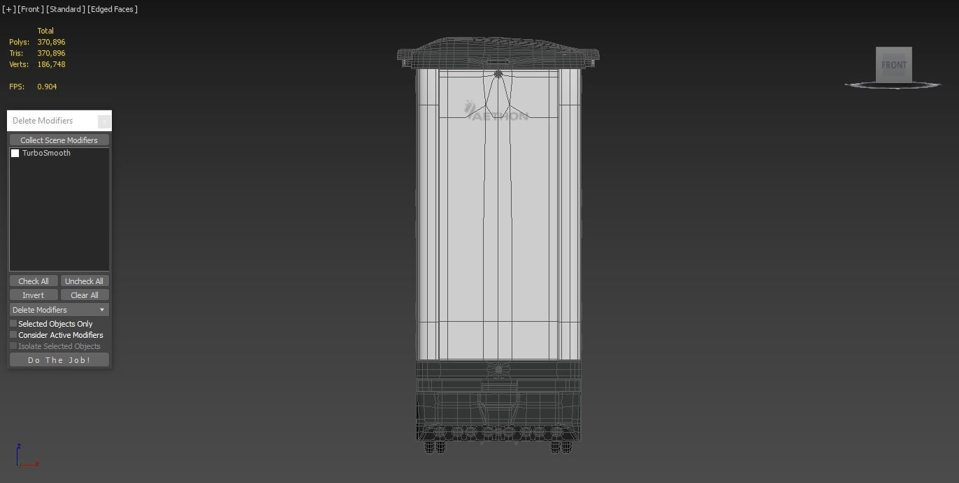 Aethon mobile delivery robots 3D model_3