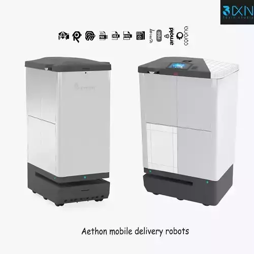 Aethon mobile delivery robots 3D model