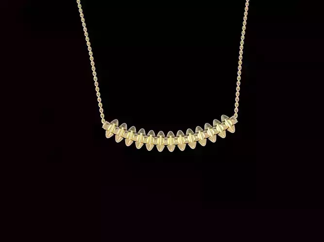 Clash one Row Necklace