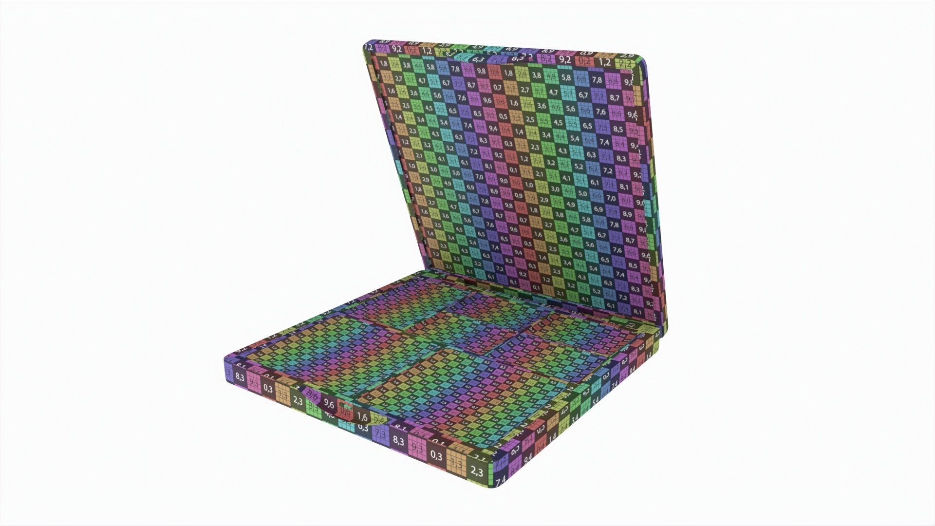 Color Correcting Palette Stila 3D model_9