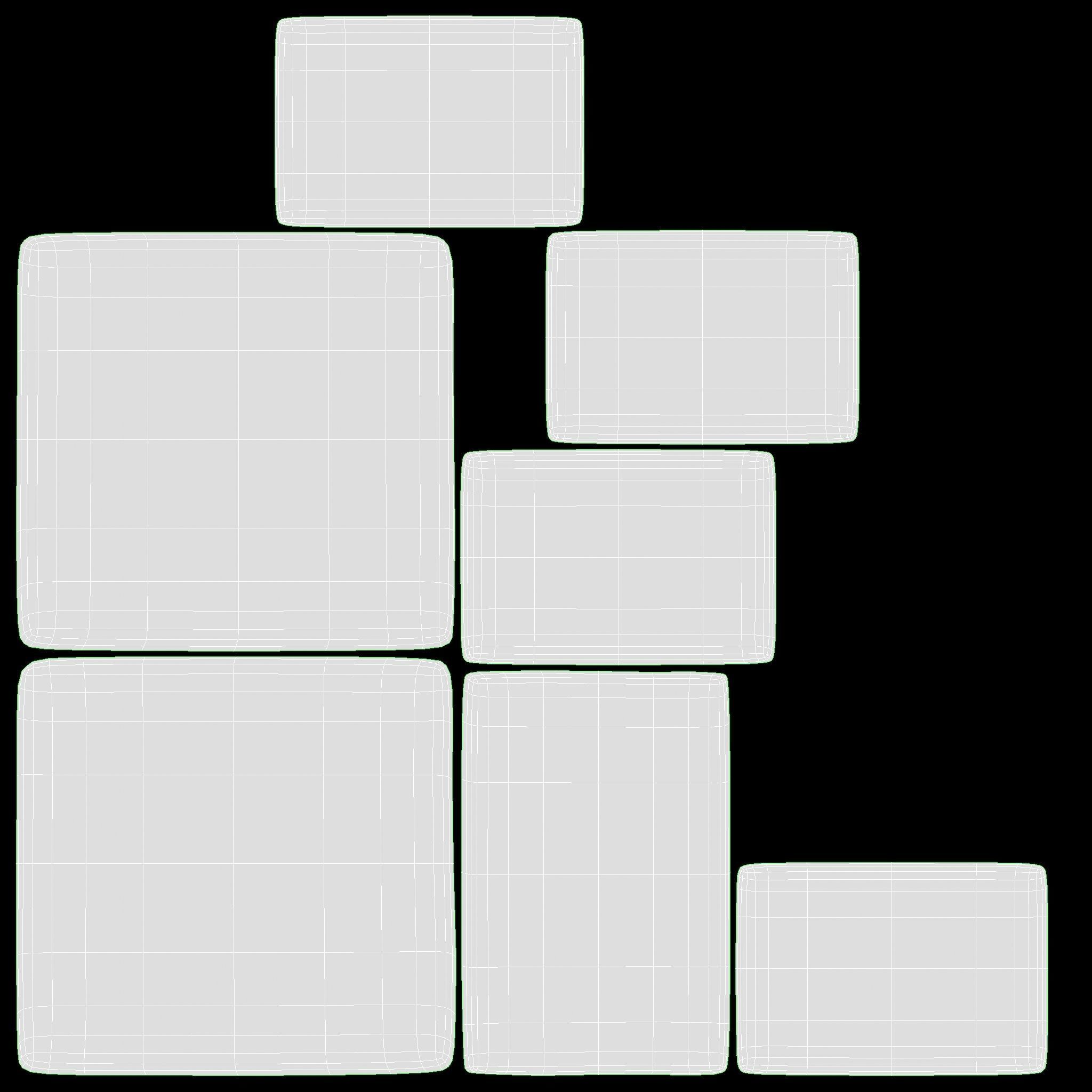 Color Correcting Palette Stila 3D model_11