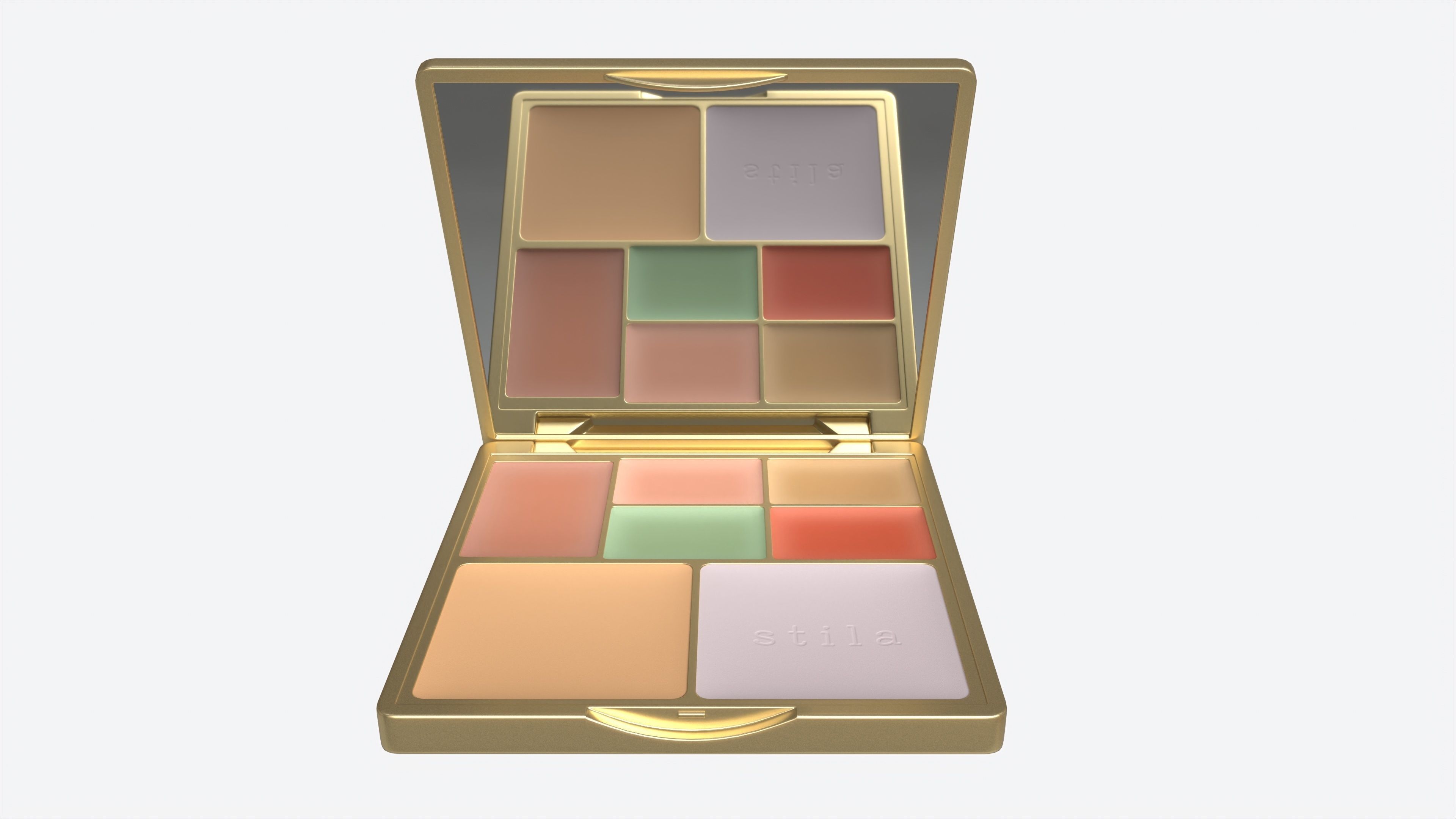 Color Correcting Palette Stila 3D model_2