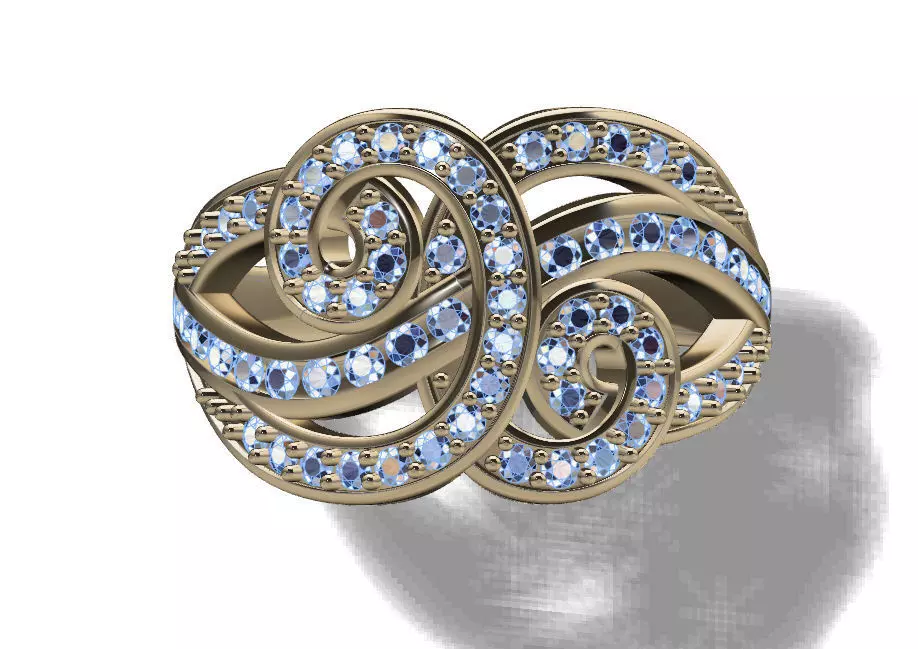 Fashion Ring 3D print model