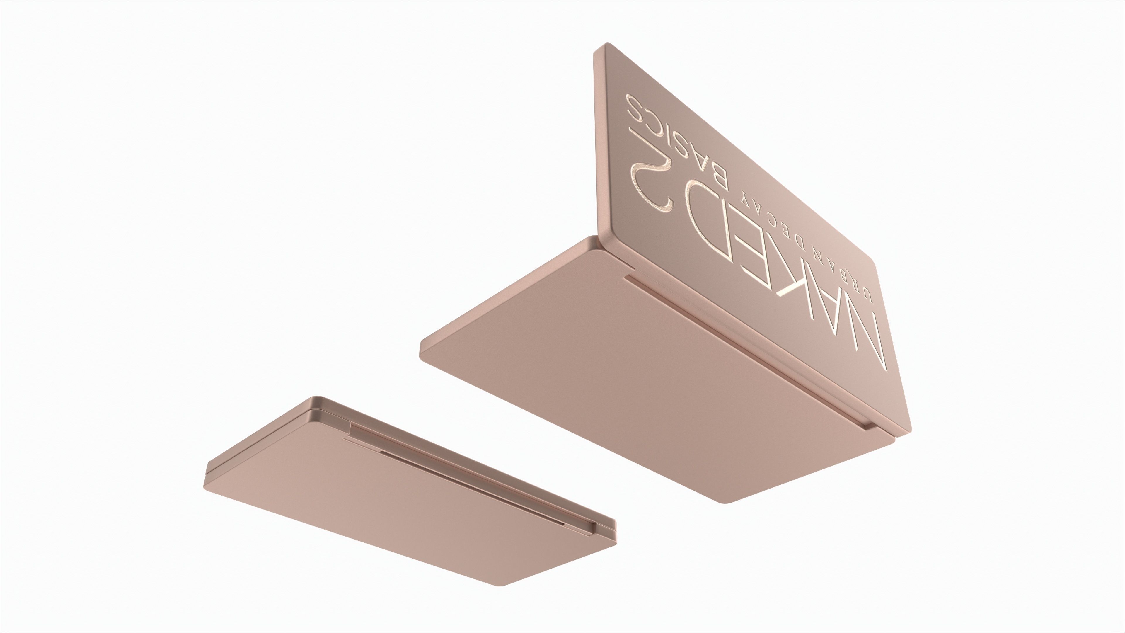 Eyeshadow Palette 6 Shadows Urban Decay Naked 2 3D model_3