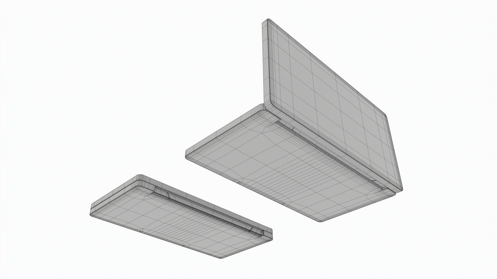 Eyeshadow Palette 6 Shadows Urban Decay Naked 2 3D model_7