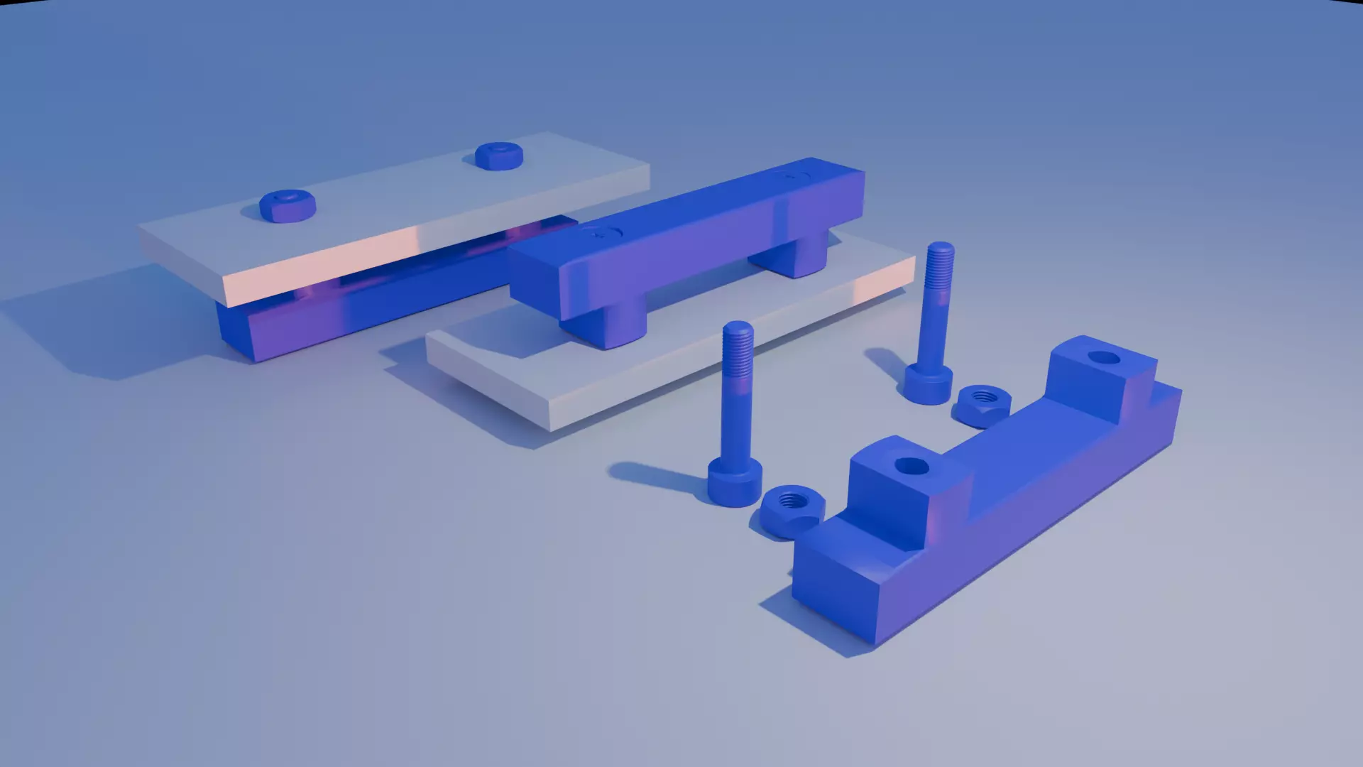 Drawer handle 3D print model_0