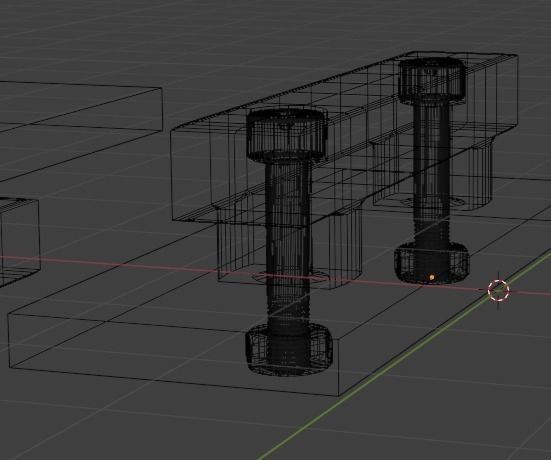 Drawer handle 3D print model_2