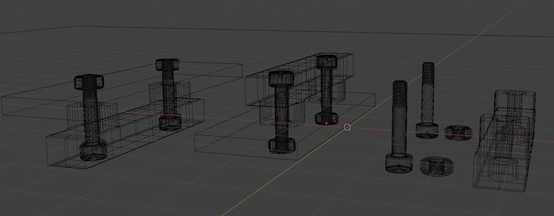 Drawer handle 3D print model_1