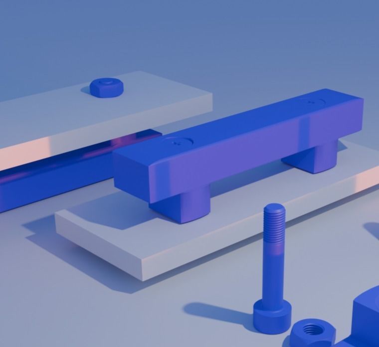 Drawer handle 3D print model_5