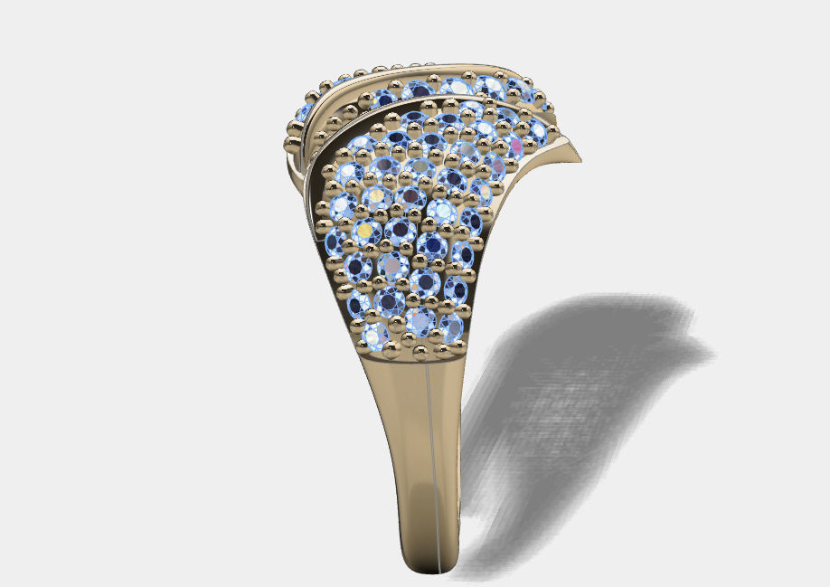 Fashion Ring 3D print model_2