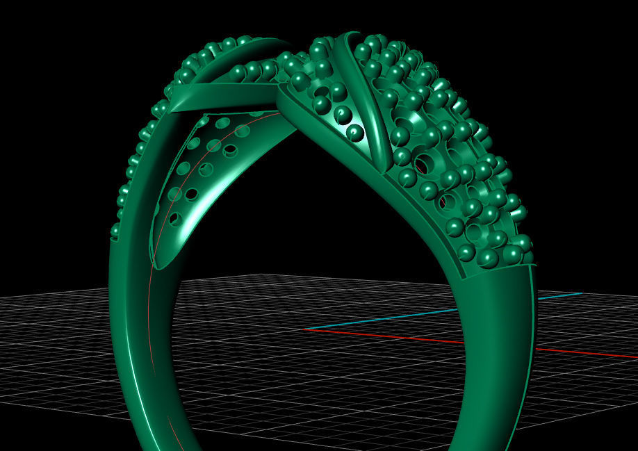 Fashion Ring 3D print model_15