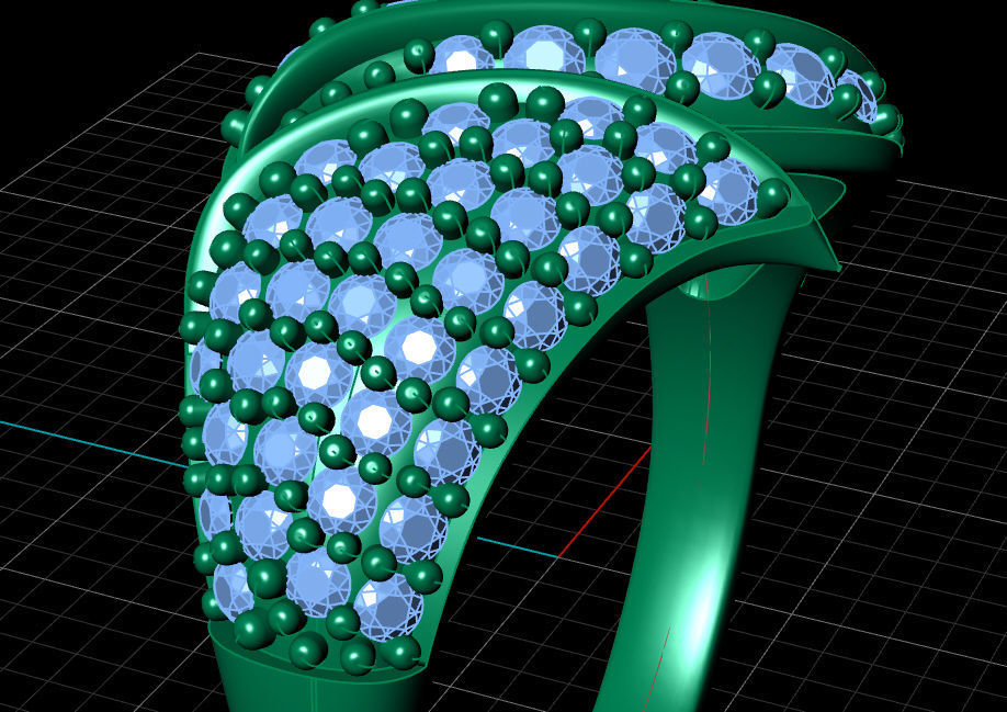 Fashion Ring 3D print model_9