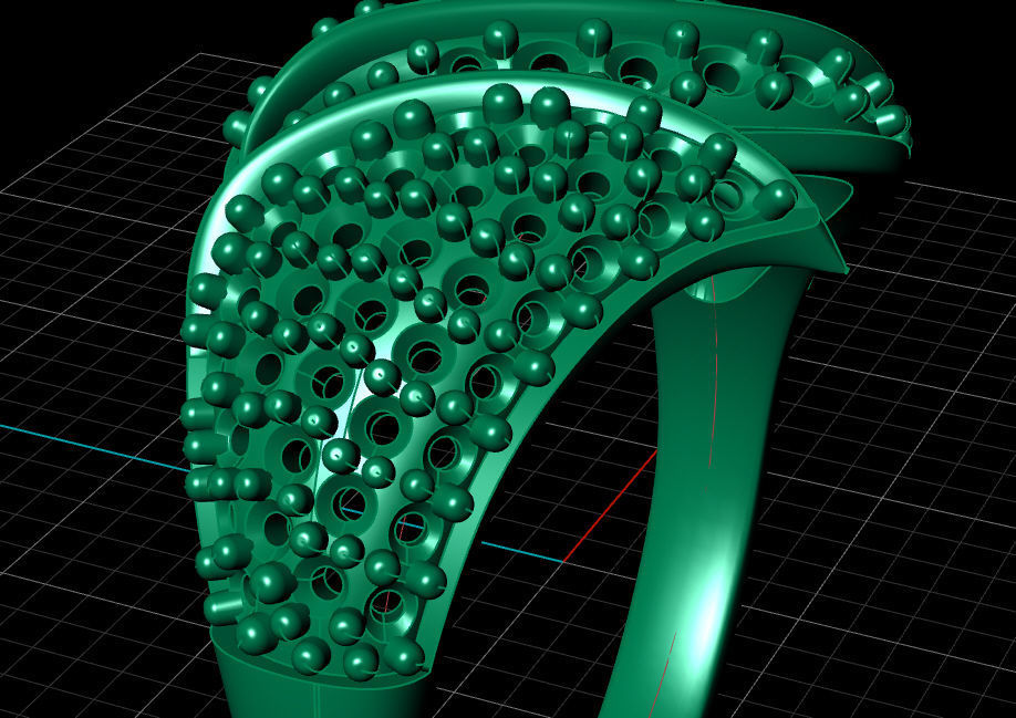 Fashion Ring 3D print model_13