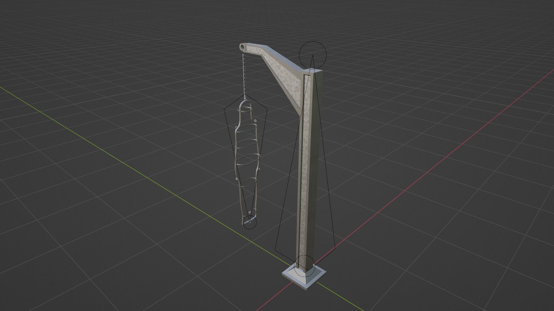 BDSM Gibbet Low-poly 3D model_6