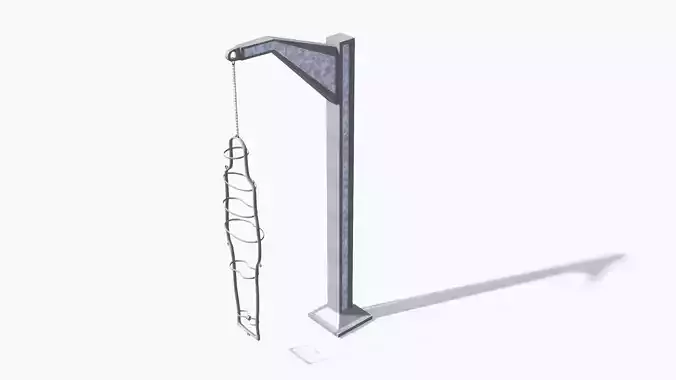BDSM Gibbet Low-poly 3D model